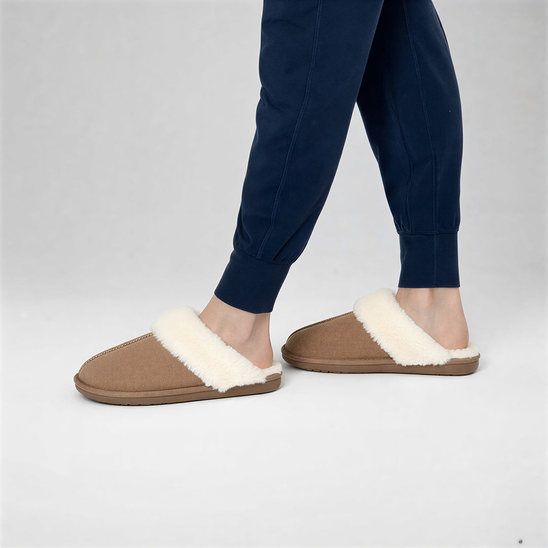 Cozy Jane Slippers - Brown