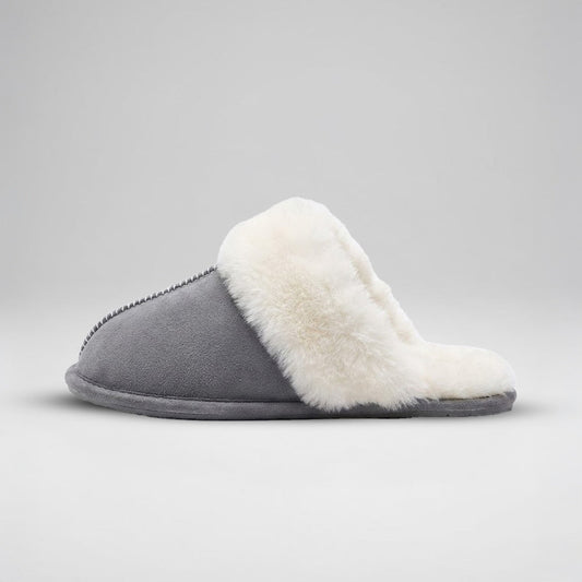 Cozy Jane Slippers - Gray