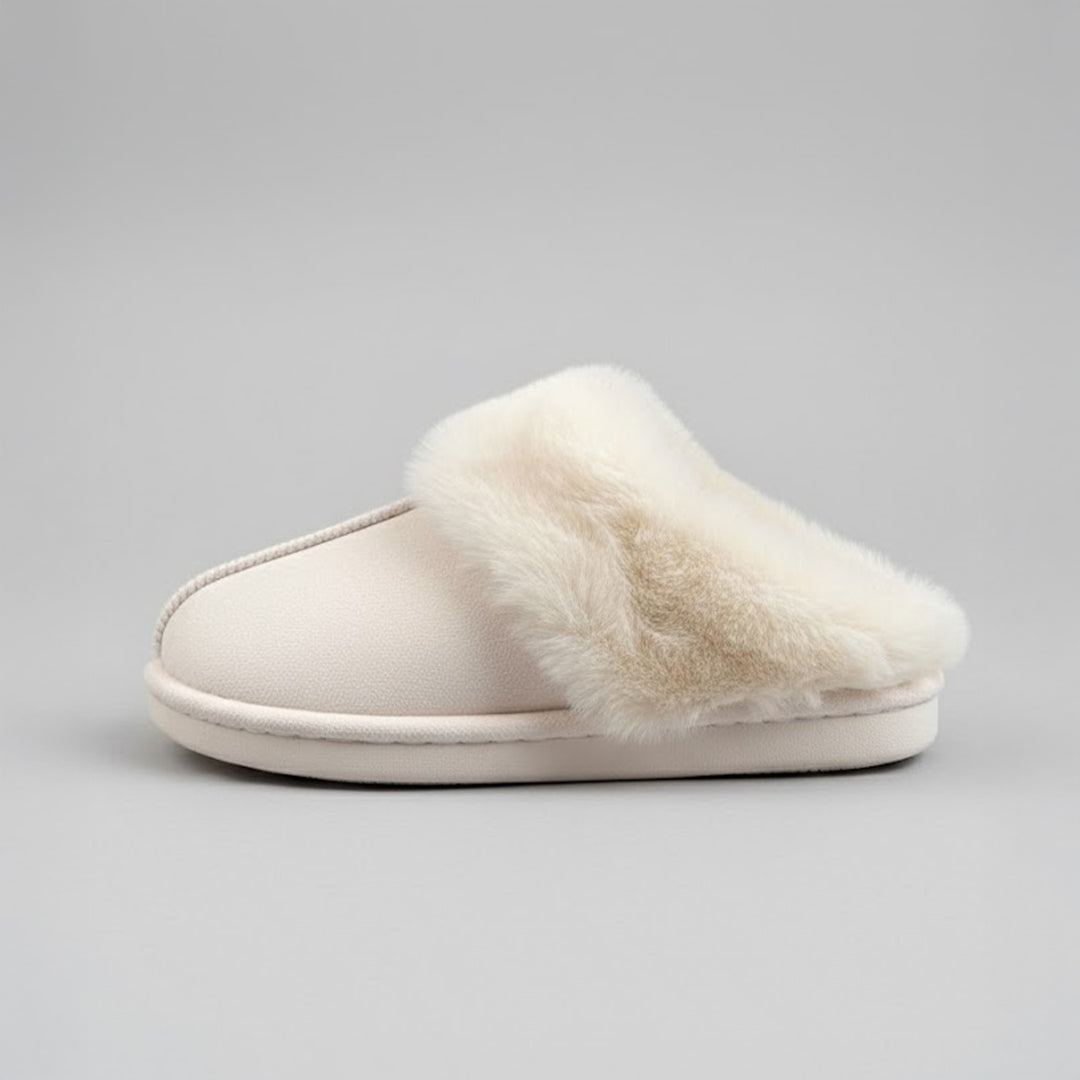 Cozy Jane Slippers - Cream