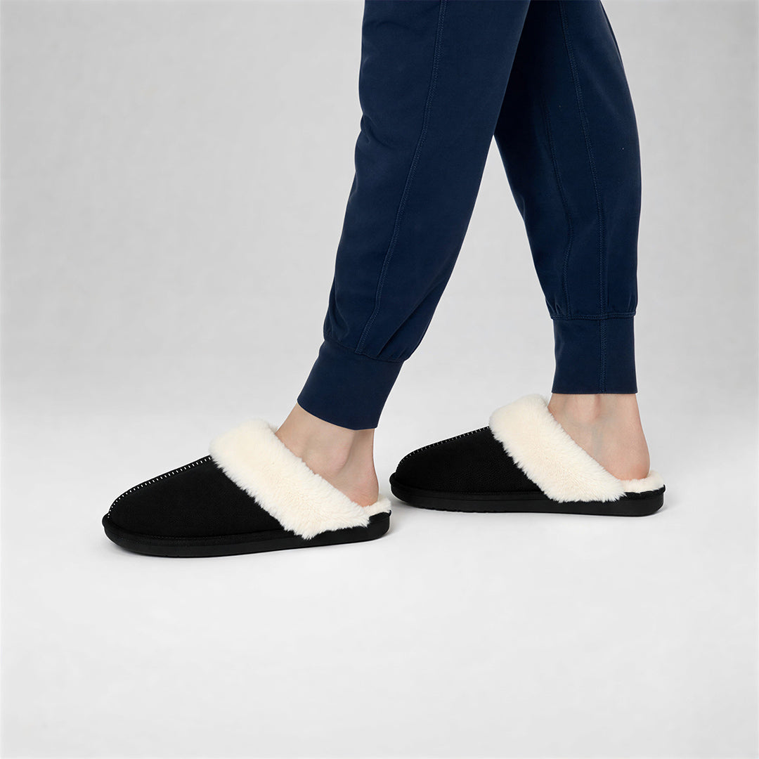 Cozy Jane Slippers - Black