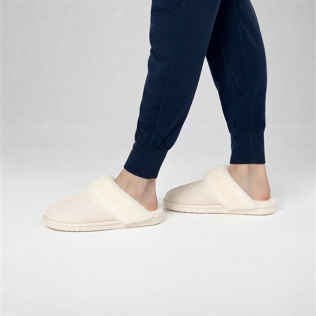 Cozy Jane Slippers - Cream