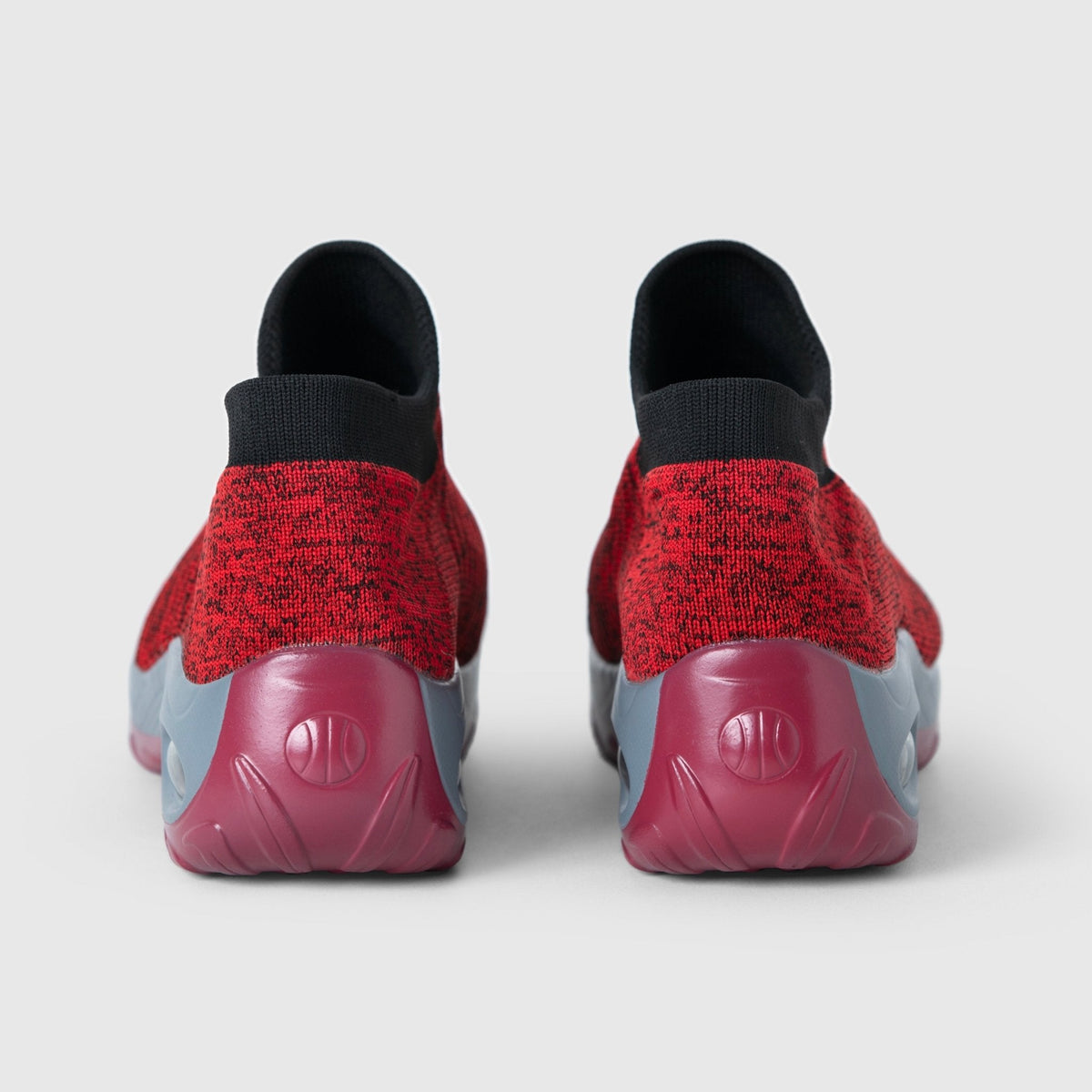 Breathable No-Tie Stretch Shoes - Red