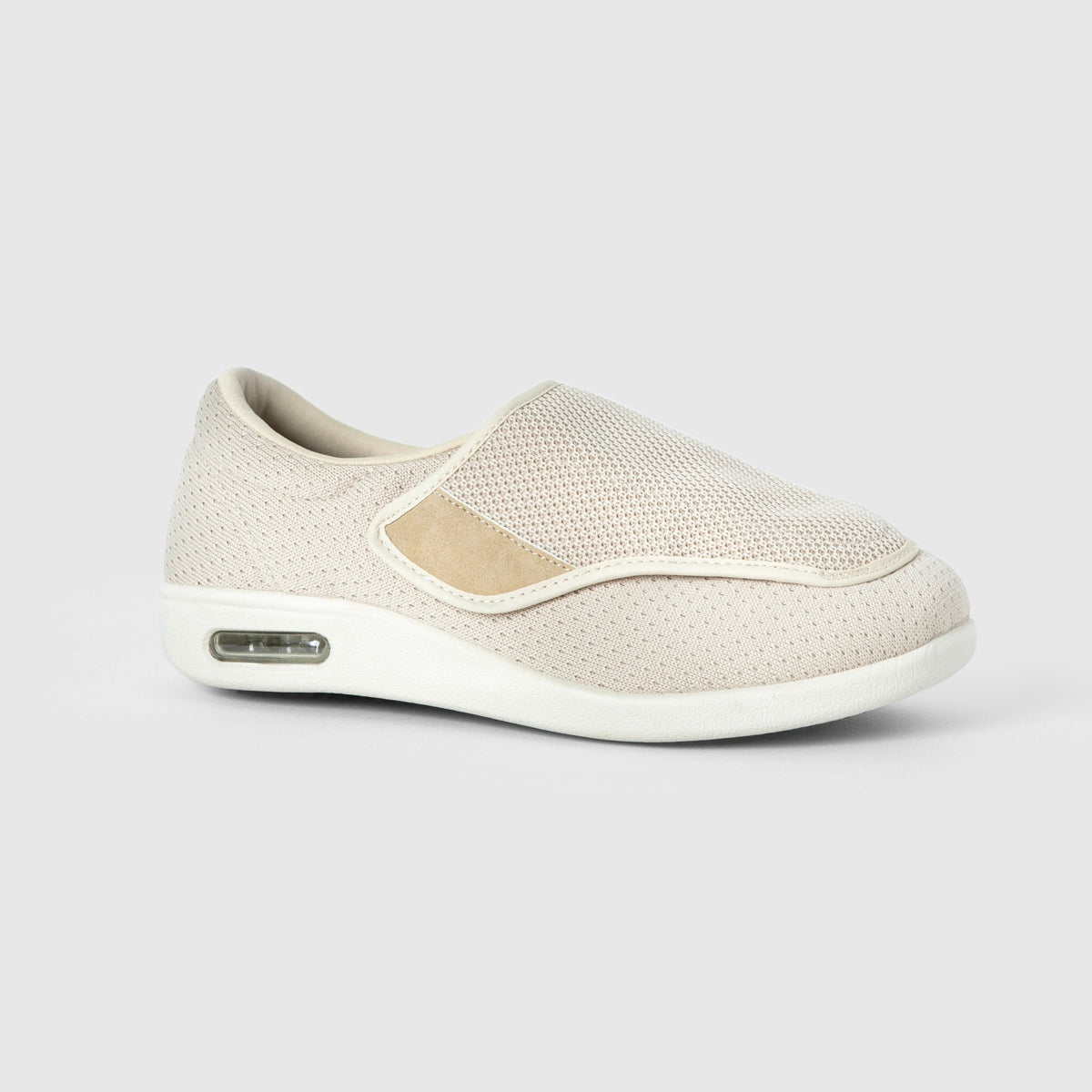 Chloe Stretch No-Tie Wide Shoes w/ Adjustable Closure