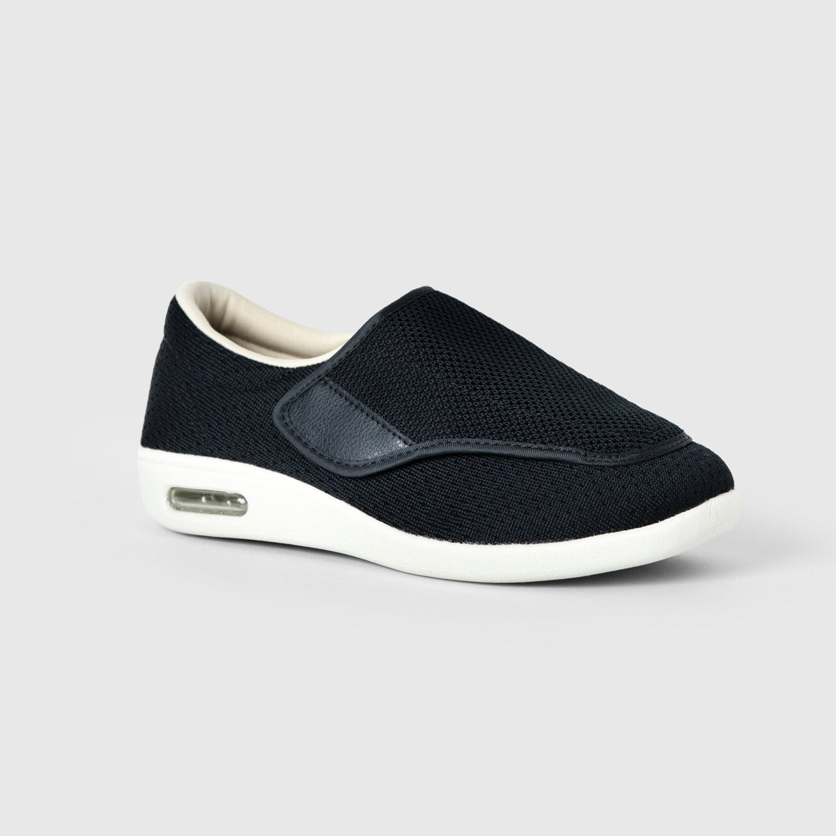 Chloe Stretch No-Tie Wide Shoes w/ Adjustable Closure