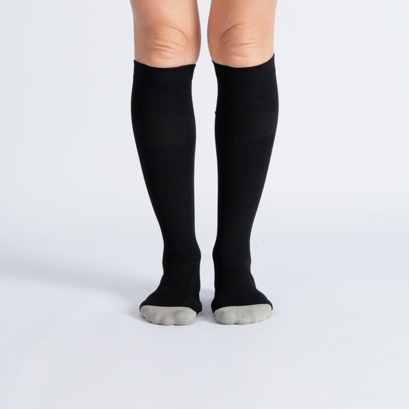 6-Pack Black & White Compression Sock Bundle