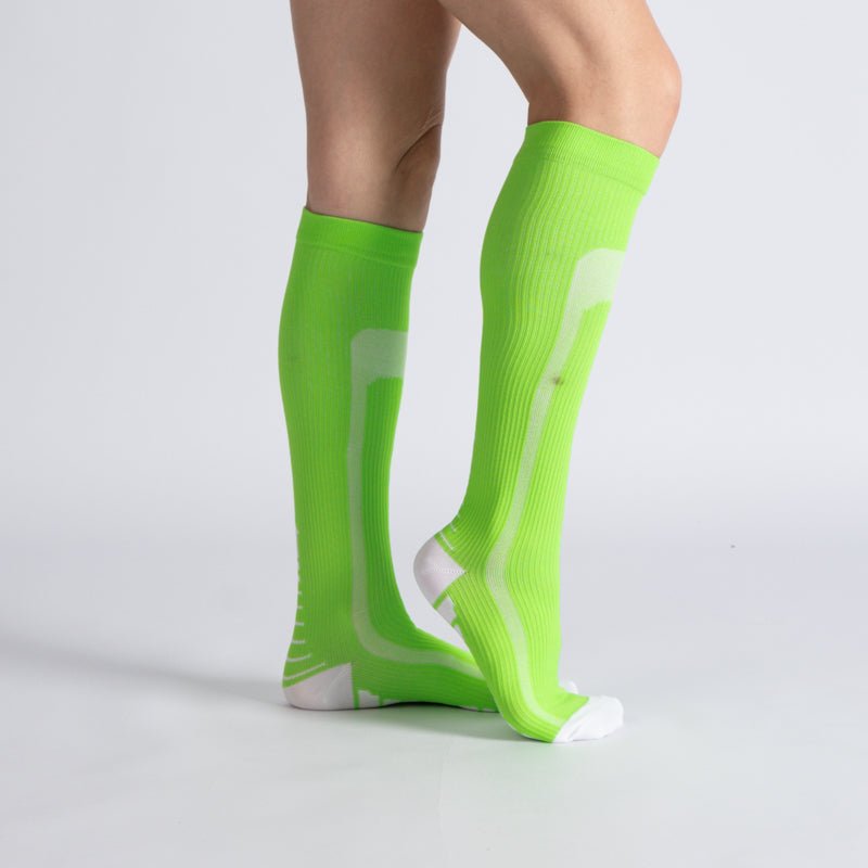 Compression Socks - Green White