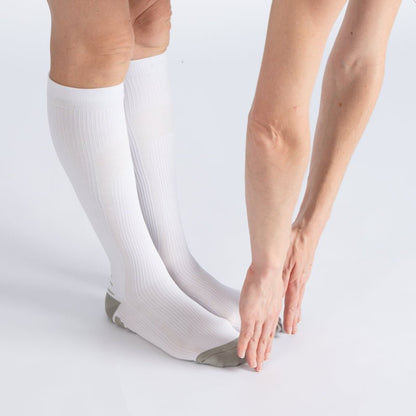 6-Pack White Compression Sock Bundle