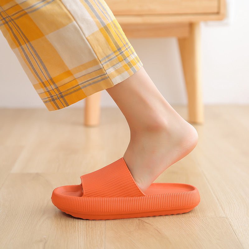 Heel Support Cushion Slides - Orange