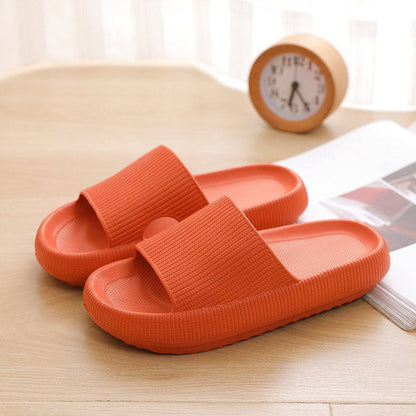 Heel Support Cushion Slides - Orange