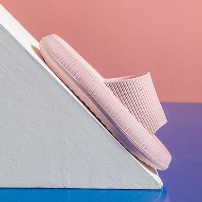 Heel Support Cushion Slides - Pink
