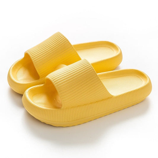 Heel Support Cushion Slides - Yellow