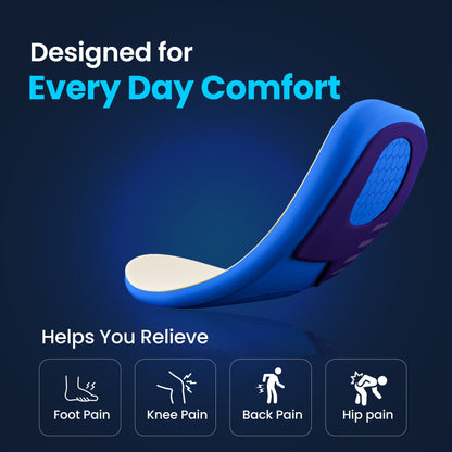 3-Pack Memory-Sole Gel Sport Orthotic