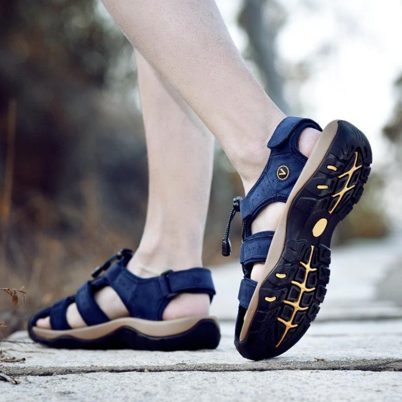Men's High-Altitude Ortho Heel Strap Sandals - Blue
