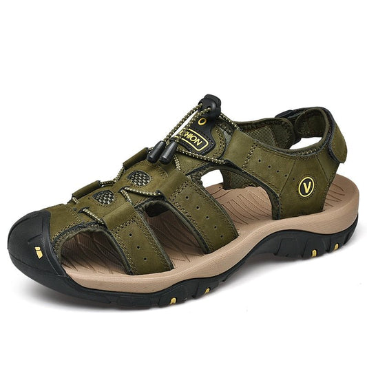 Men's High-Altitude Ortho Heel Strap Sandals - Green