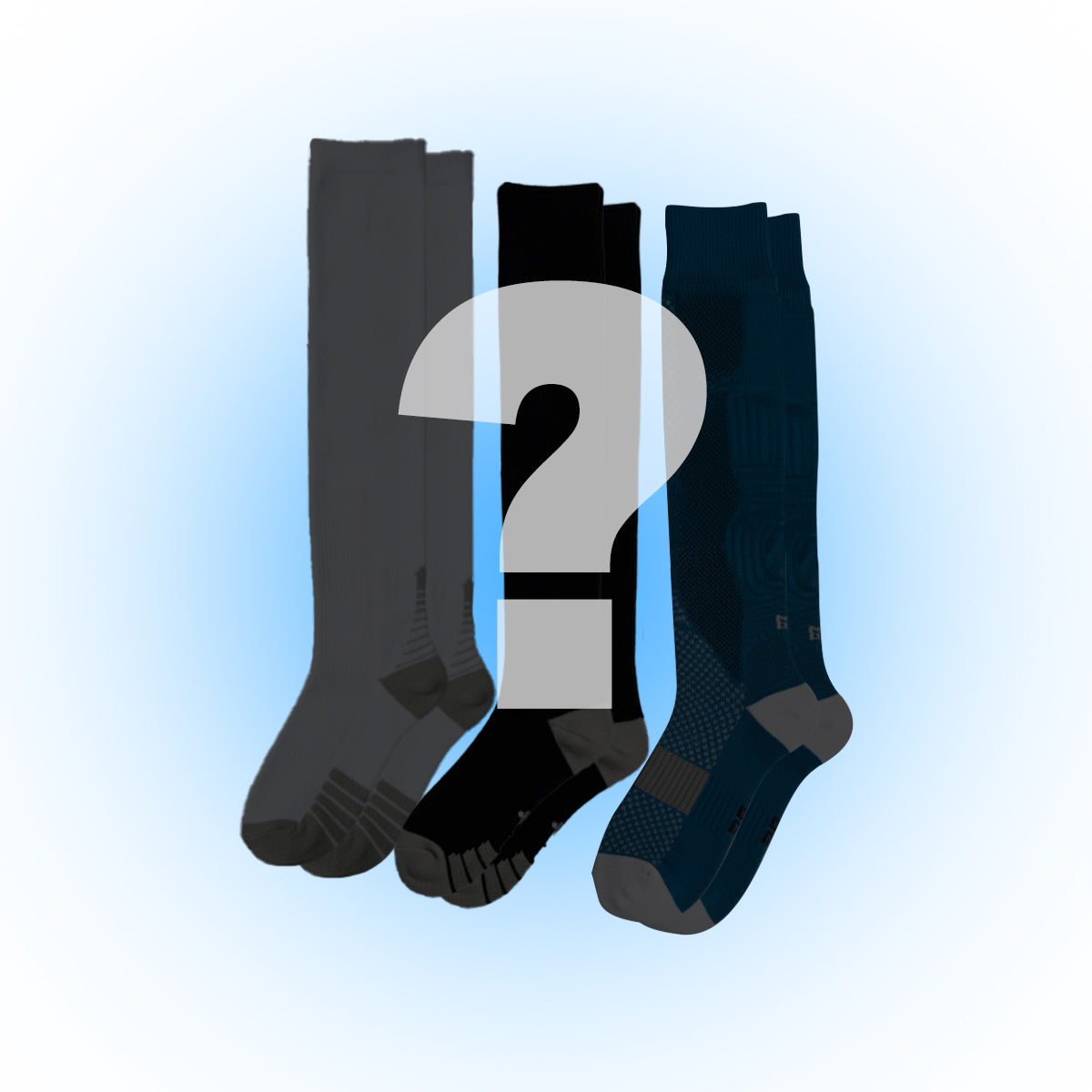 3-Pack Mystery Compression Sock Bundle