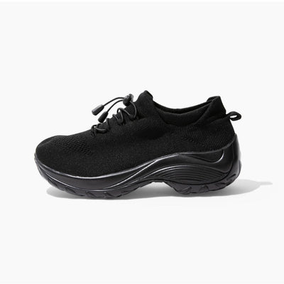 Ortho Stretch Cushion Shoes - Midnight Black