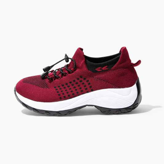 Ortho Stretch Cushion Shoes - Red