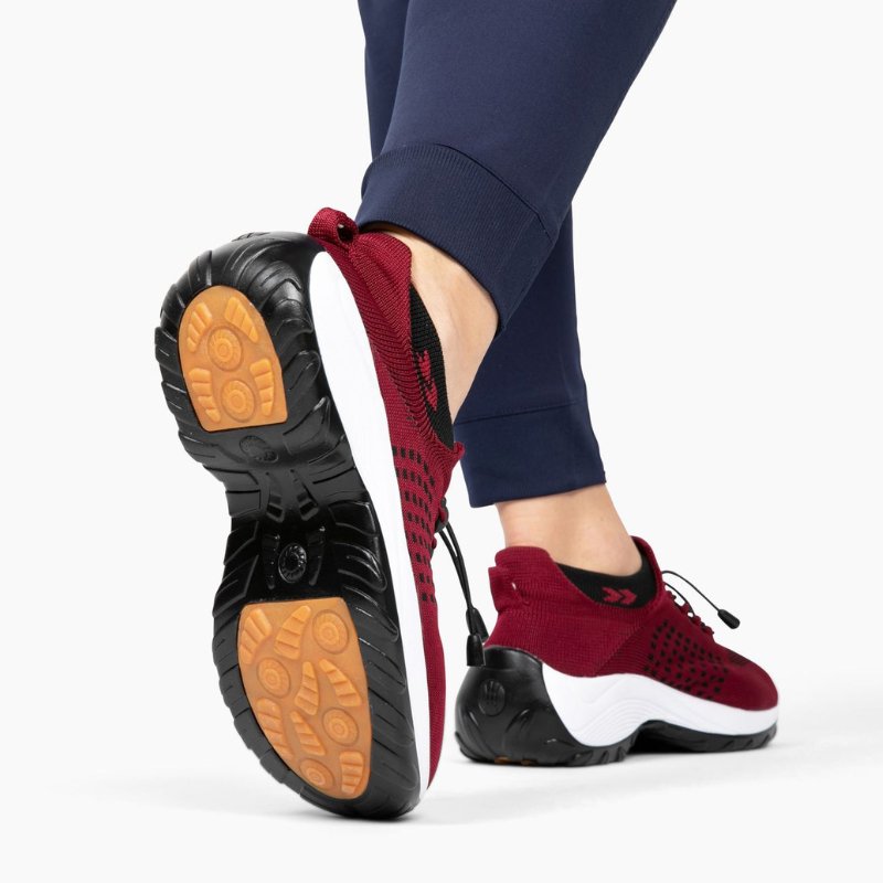 Ortho Stretch Cushion Shoes - Red