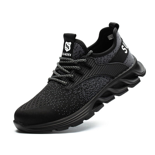 Ortho Reinforced Safety Steel Toe Boots - Black