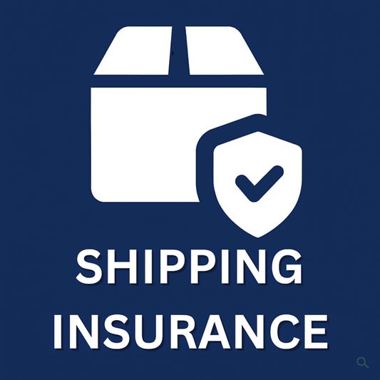 Shipping Insurance Against Damage, and Theft!